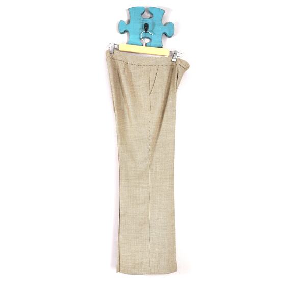 Talbots Signature Flare light brown check wool trouser pant size 10 - Picture 1 of 13